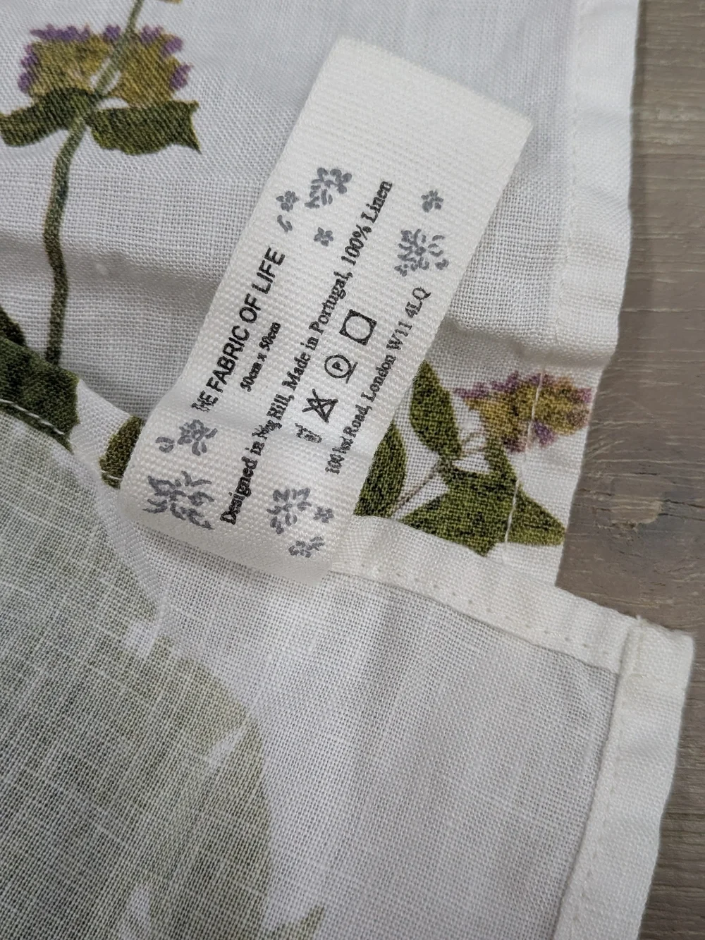 Summerill & Bishop Herb Garden Napkin